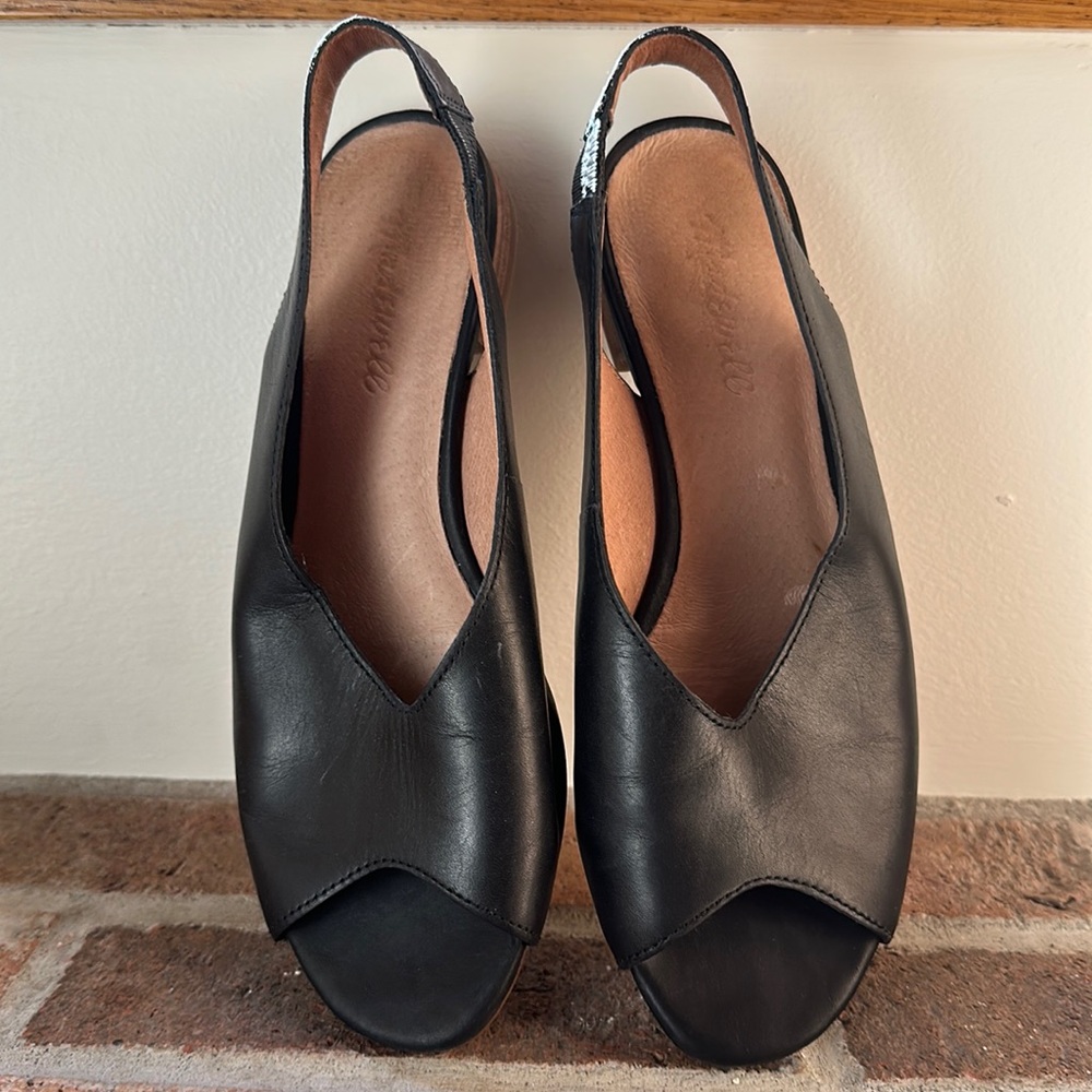 Madewell leather shoes - 7.5 - black